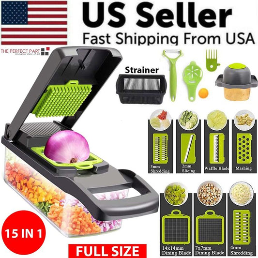 Multifunctional 14/16 in 1 Vegetable , Onion, Potato Chopper/Cutter/Dicer