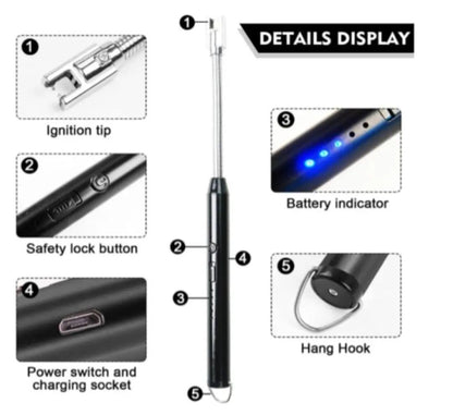 Rechargeable Electric USB Lighter Stove Lighter